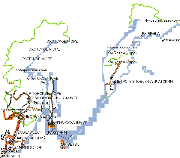 Gps Карта Владивостока
